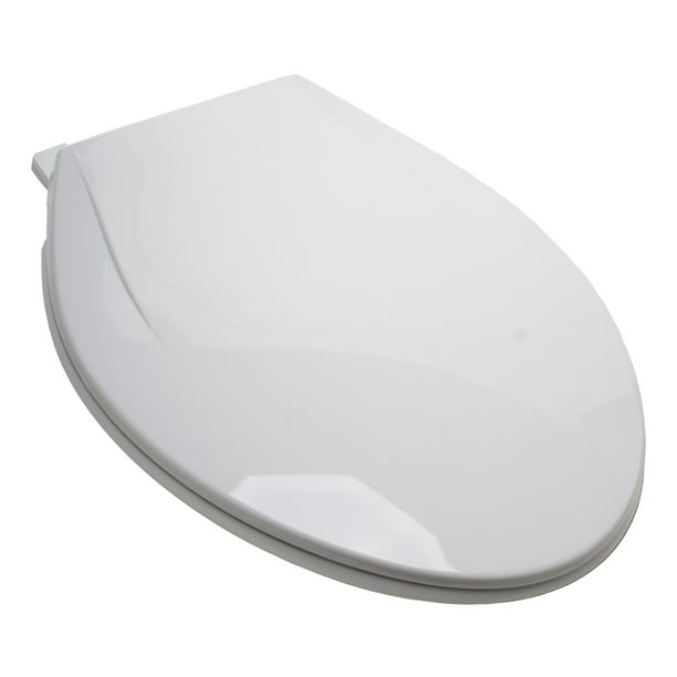 White Standard Plumbing Supply PlumbTech 271-00 Commercial Slow Close Elongated Toilet Seat 